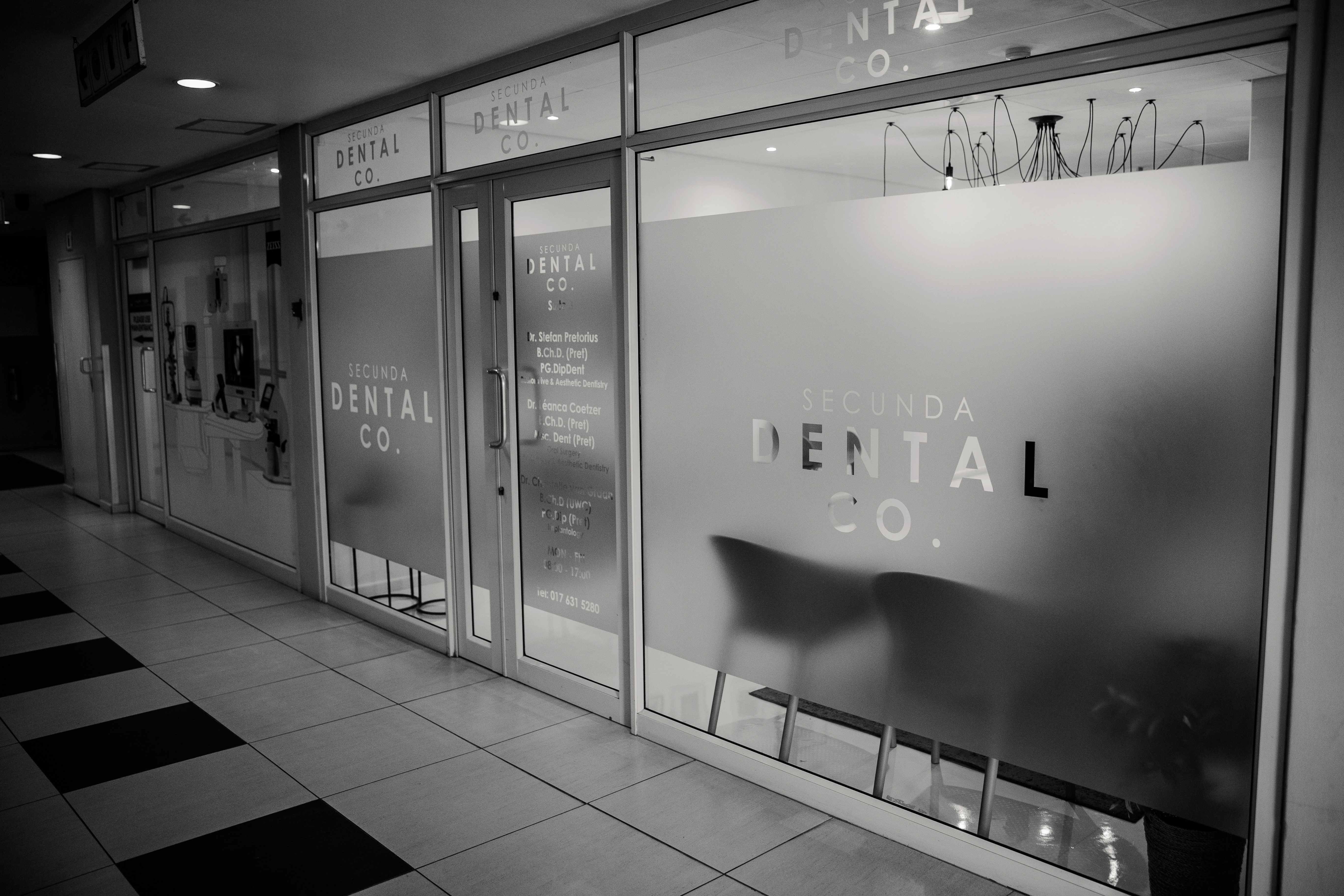 Dental practice storefront